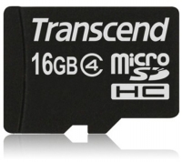 Карта памяти Transcend microSDHC 16Gb Class 4