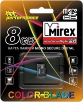 Карта памяти Mirex microSDHC 8Gb Class 4