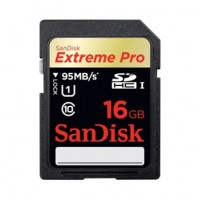 Карта памяти SanDisk SDHC 16Gb Class 10 95Mmb/s Extreme Pro