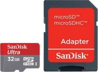 Карта памяти SanDisk microSDHC 32GB class10 Ultra Android + Adapter