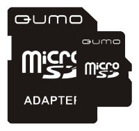 Карта памяти Qumo microSDHC 8Gb Class 6 + adapter