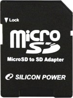 Карта памяти Silicon Power  MicroSDHC Class10 + 1 adapter 8GB