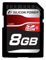 Карта памяти Silicon Power SDHC 8Gb Class 6