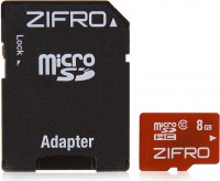 Карта памяти Zifro MicroSDHC Class 10 8Gb Z-MSDHC-08/01 + адаптер