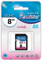 Карта памяти SmartBuy SDHC 8Gb Class 4