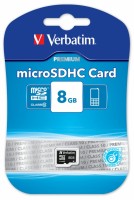 Карта памяти Verbatim microSDHC 8Gb Class 10