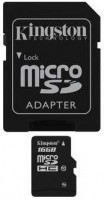 Карта памяти Kingston microSDHC Class10 UHS-I 16GB with adapter