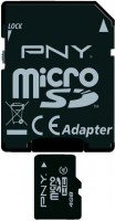 Карта памяти PNY microSDHC 4GB class4 + adapter