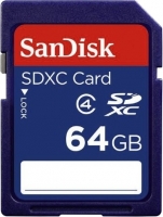 Карта памяти SanDisk SDXC 64GB Class 4