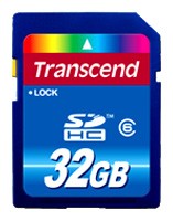 Карта памяти Transcend SDHC 32Gb Class 6