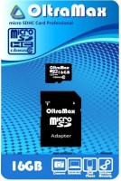 Карта памяти OltraMax  MicroSDHC Class6 16GB