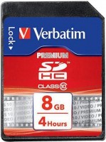 Карта памяти Verbatim   SDHC 10 8Gb