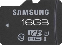 Карта памяти Samsung microSDHC PRO 16Gb + SD Adapter