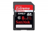 Карта памяти SanDisk SDHC 8Gb Class 10 Extreme