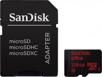 Карта памяти SanDisk microSDXC Class 10 Ultra Android 48MB/s 128GB + SD adapter  (SDSDQUAN-128G-G4A)