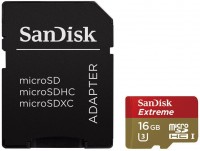 Карта памяти SanDisk MicroSDHC 16Gb Class 10 Extreme SDSDQXN-016G-G46A