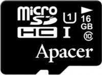 Карта памяти Apacer microSDHC 16GB Card Class 10 UHS-I U1