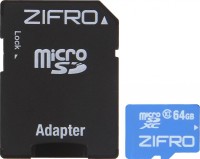 Карта памяти Zifro 64Gb MicroSDXC Class 10