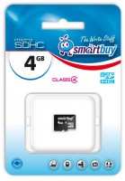 Карта памяти SmartBuy microSD 4Gb Class 4