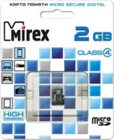 Карта памяти Mirex microSD 2Gb Class 4