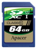 Карта памяти Apacer SDXC 64Gb Class 10