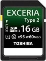 Карта памяти Toshiba   Exceria SDHC 10 UHS-I Type2 16 Gb