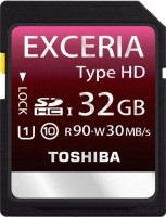 Карта памяти Toshiba   Exceria SDHC 10 UHS-I Type HD 32Gb