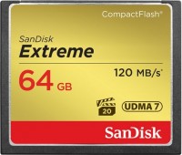 Карта памяти SanDisk CF 64Gb Extreme 120Mb/s