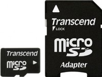 Карта памяти Transcend microSD 8 Gb Class 4 + adapter