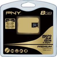 Карта памяти PNY SDU8G4APRE-R  8GB microSD Class 4 Premium