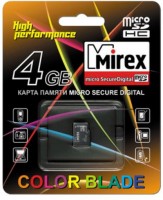 Карта памяти Mirex microSDHC 4GB