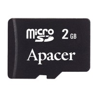 Карта памяти Apacer microSD 2Gb + adapter(reader)