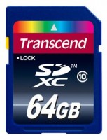 Карта памяти Transcend SDXC 64Gb Class 10