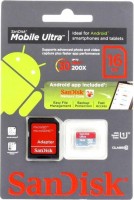 Карта памяти SanDisk   MicroSDHC16GB Ultra Android 10 + Adapter