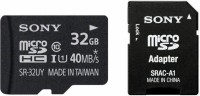 Карта памяти Sony microSD 32Gb Class 10 SR32UYAT + adapter