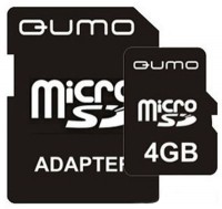 Карта памяти Qumo microSD 4Gb Class 4