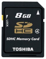 Карта памяти Toshiba SDHC 8Gb Class 4 SD-K08GJ BL3