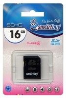 Карта памяти SmartBuy SDHC 16Gb Class 4