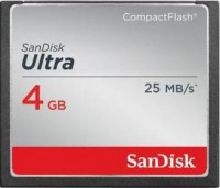 Карта памяти SanDisk CF 4Gb 25MB/s Ultra