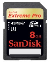 Карта памяти SanDisk Extreme Pro SDHC 8GB (SDSDXP1-008G-X46)