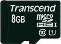 Карта памяти Transcend microSDHC 8GB Class 10 UHS-I + adapter