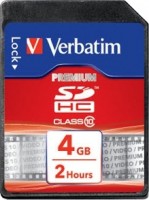 Карта памяти Verbatim SDHC 4GB class 10