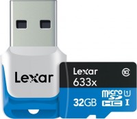 Карта памяти Lexar micro SDHC 32Gb High Speed Class 10 (95Mb/s) LSDMI32GBBEU633R + ридер