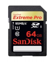 Карта памяти SanDisk SDXC 64Gb Class 10 Extreme Pro