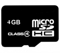 Карта памяти SmartBuy microSDHC 4Gb Class 4 + adapter