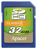 Карта памяти Apacer SDHC 32Gb Class 4