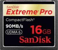 Карта памяти SanDisk CF 16Gb 90mb/s Extreme Pro