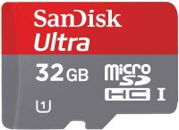 Карта памяти SanDisk Ultra SDHC Class 10 32Gb, адаптер