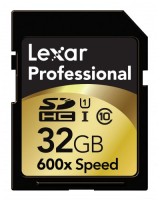 Карта памяти Lexar SDHC 32Gb Class 10 600X Professional