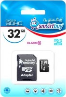 Карта памяти SmartBuy  MicroSDHC 10 + 1 адаптер 32GB